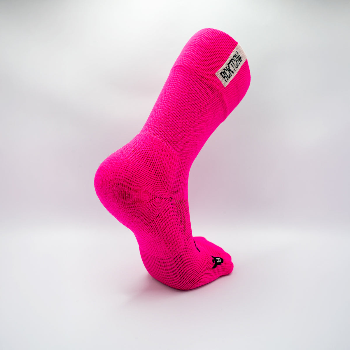 RCKT Neon Pink – nahtlose High-Performance-Laufsocken