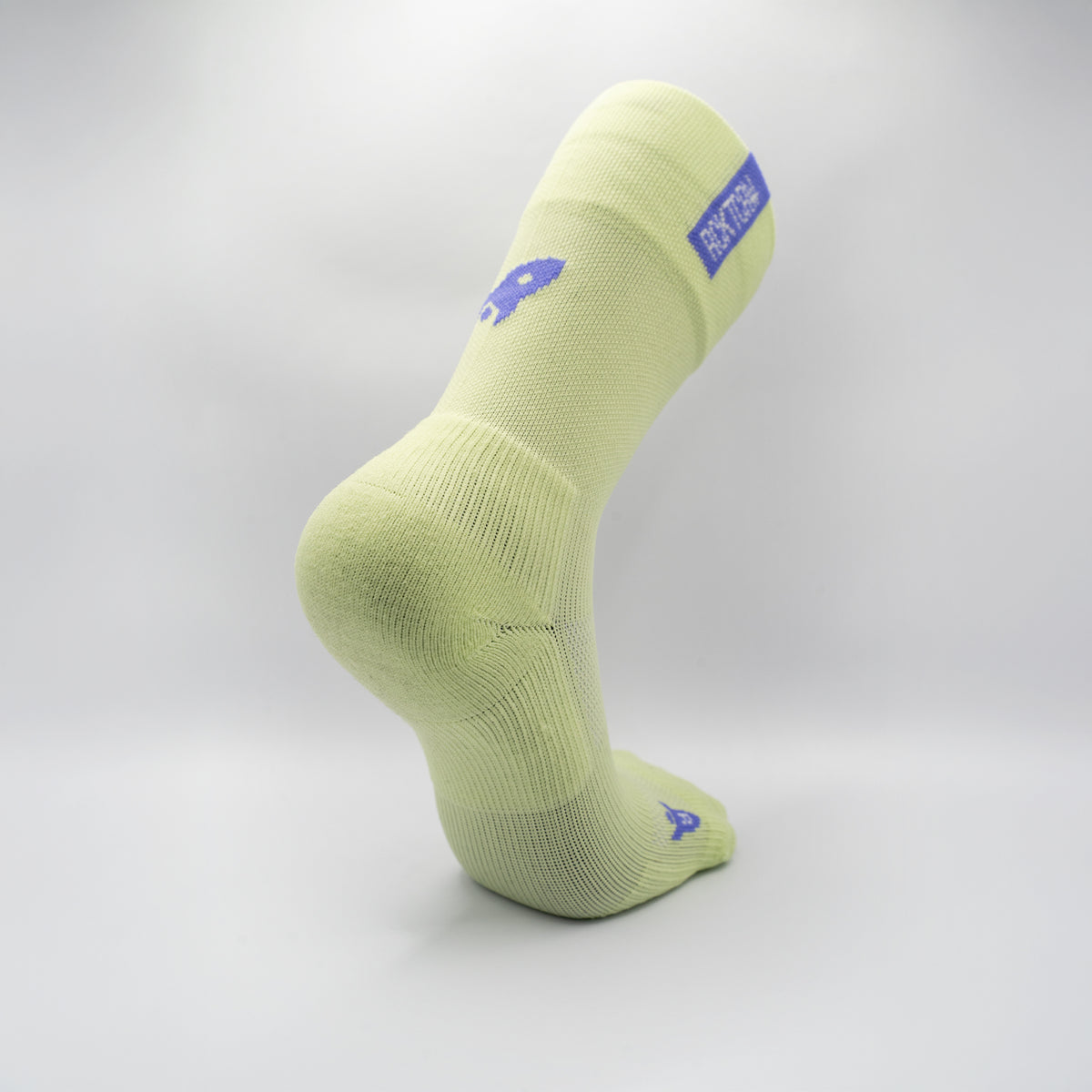 RCKT Signature Lime – atmungsaktive Laufsocken mit Kompression